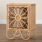 Baxton Studio Acelin Modern Bohemian Natural Brown Rattan Nightstand 230-13151-ZORO - alternate 5